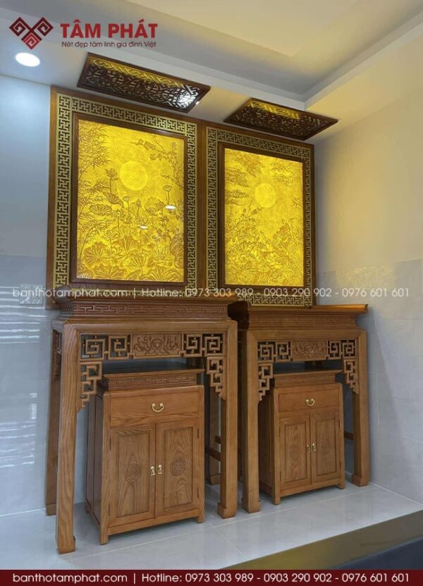 Miễn phí tư vấn, khảo sát, lắp đặt phòng thờ BT-1706.