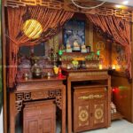 Tâm Phát nhận thiết kế thi công phòng thờ BT-1752 bám sát thực tế khuôn viên nhà cửa.