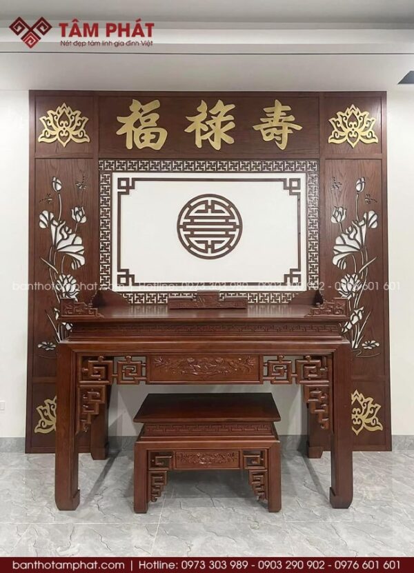 Mẫu hoành phi " Phúc Lộc Thọ"