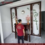 Nhận thiết kế thi công phòng thờ trọn gói theo yêu cầu gia chủ.