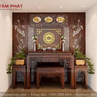 Các Bộ Bàn Thờ Gia Tiên Đẹp Mẫu Mới Tại Cửa Hàng Tâm Phát