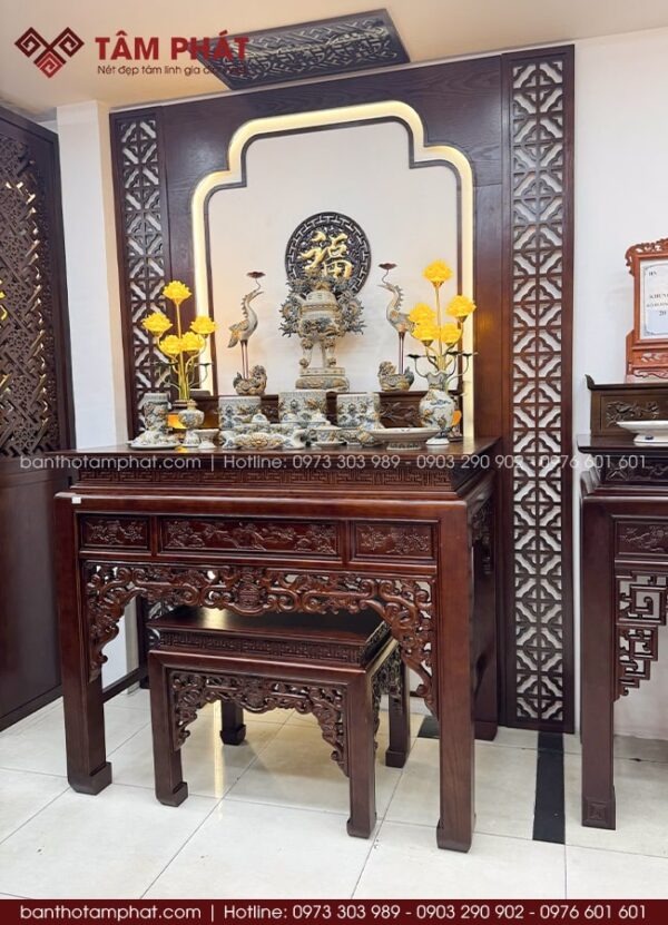 Phòng thờ Gia Tiên chuẩn lễ nghi mẫu BT-1770