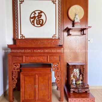 Phòng thờ 3 bàn kết hợp mẫu BT-1796