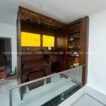 Phòng thờ BT-1795 ghi điểm bởi bố cục rõ ràng, bám sát diện tích gác lửng.