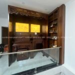 Ánh sáng vàng trúc chỉ giúp không gian thờ sáng hơn, điểm nhấn nổi bật tăng tính thẩm mỹ, thay thế đèn thờ thông thường.