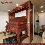 Đôn cấp phân tầng giúp gia chủ dễ dàng thờ tự, cúng đơm.