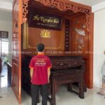 Không gian thờ giúp gia chủ tìm lại sự cân bằng và an yên.