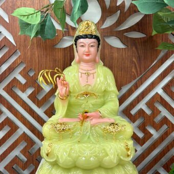 Tượng Quan Thế Âm Bồ Tát Ngọc Xanh